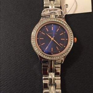 New Anne Klein Silver Tone Women’s Watch .